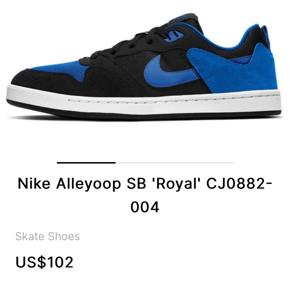 Nike Alleyoop SB 'Royal' CJ0882-004